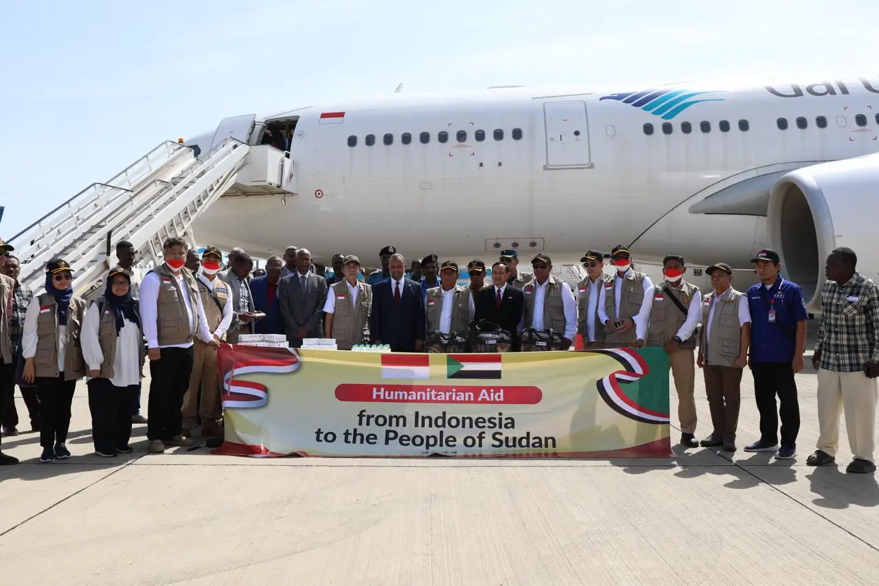 Bantuan Kemanusiaan RI untuk Sudan Tiba di Port Sudan
